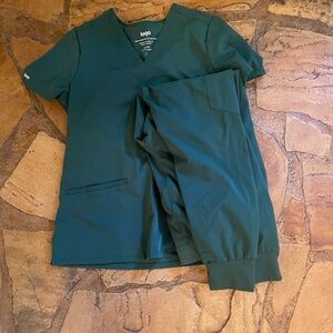 Hunter Green Lago Scrubs